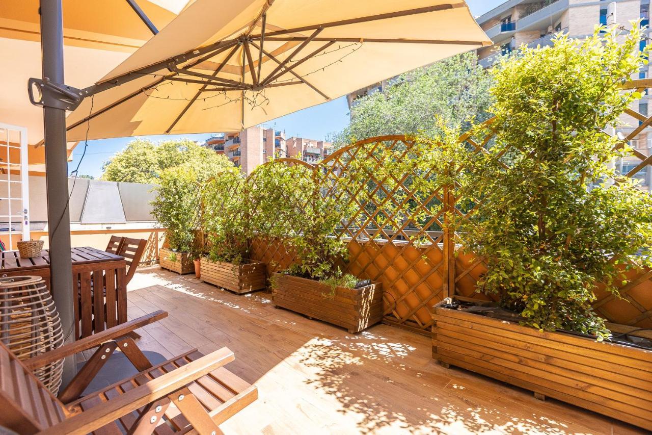 Amazing Viale Trastevere With Terrace Rom Exteriör bild