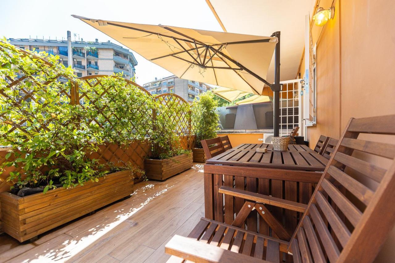 Amazing Viale Trastevere With Terrace Rom Exteriör bild