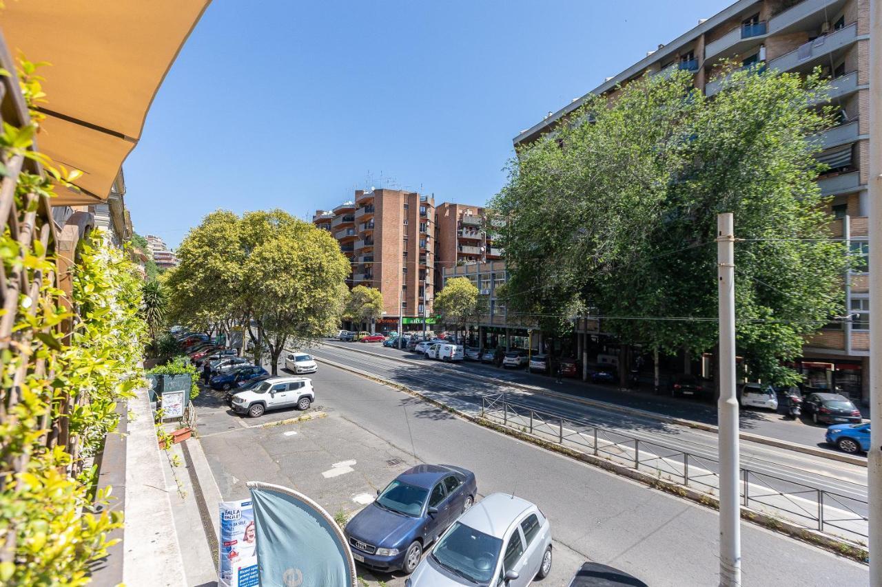 Amazing Viale Trastevere With Terrace Rom Exteriör bild